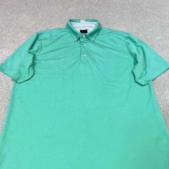 Greg Norman Polo Men’s Green Short Sleeve Size Large - Picture 6 of 13